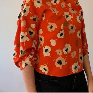 Zara Floral Top